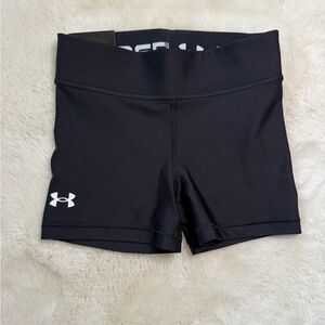 Under Armour Women’s XS Black Athletic Shorty Shorts 3”